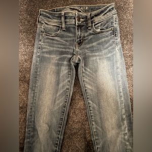 American eagle jeans, low rise jean